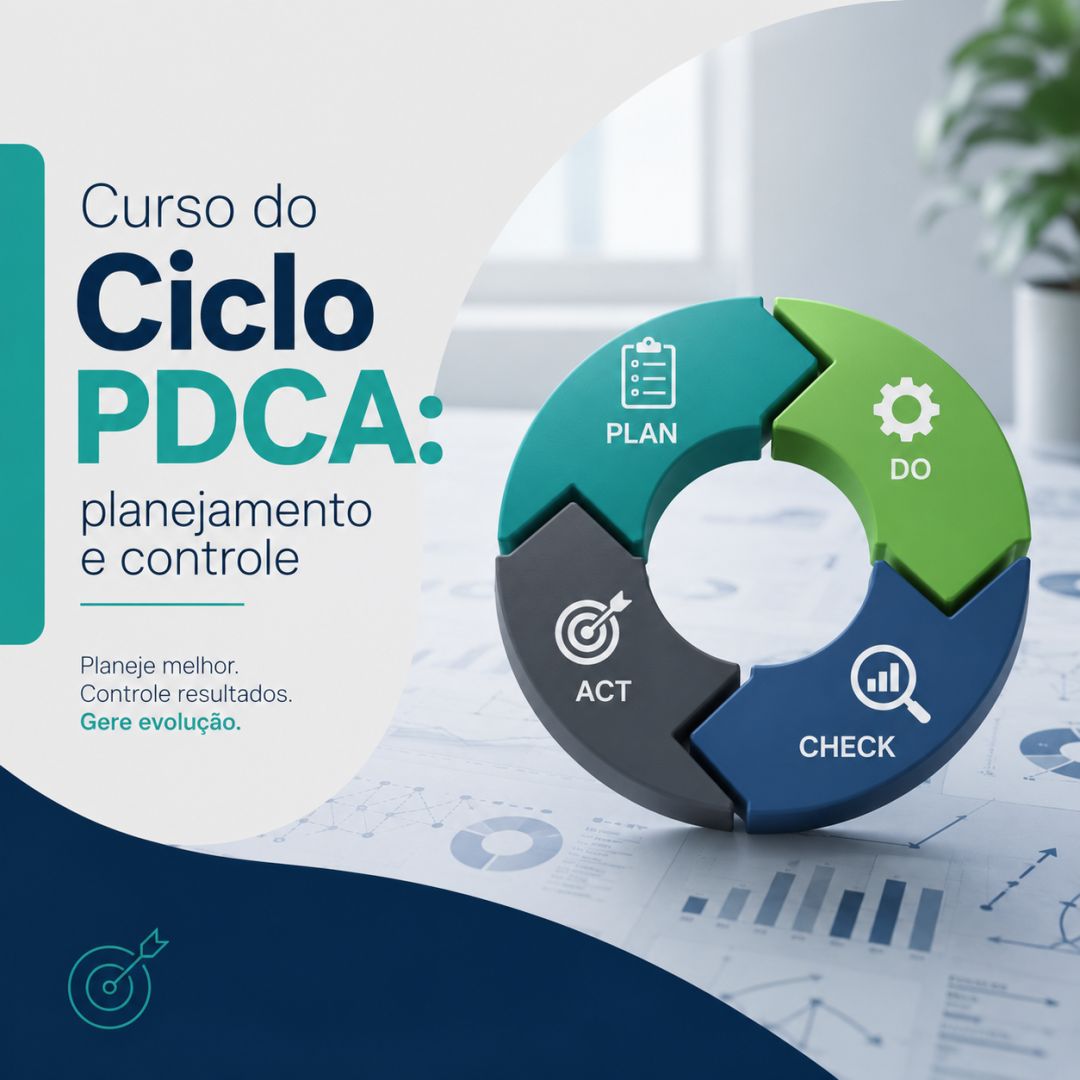 Curso do Ciclo PDCA: planejamento e controle