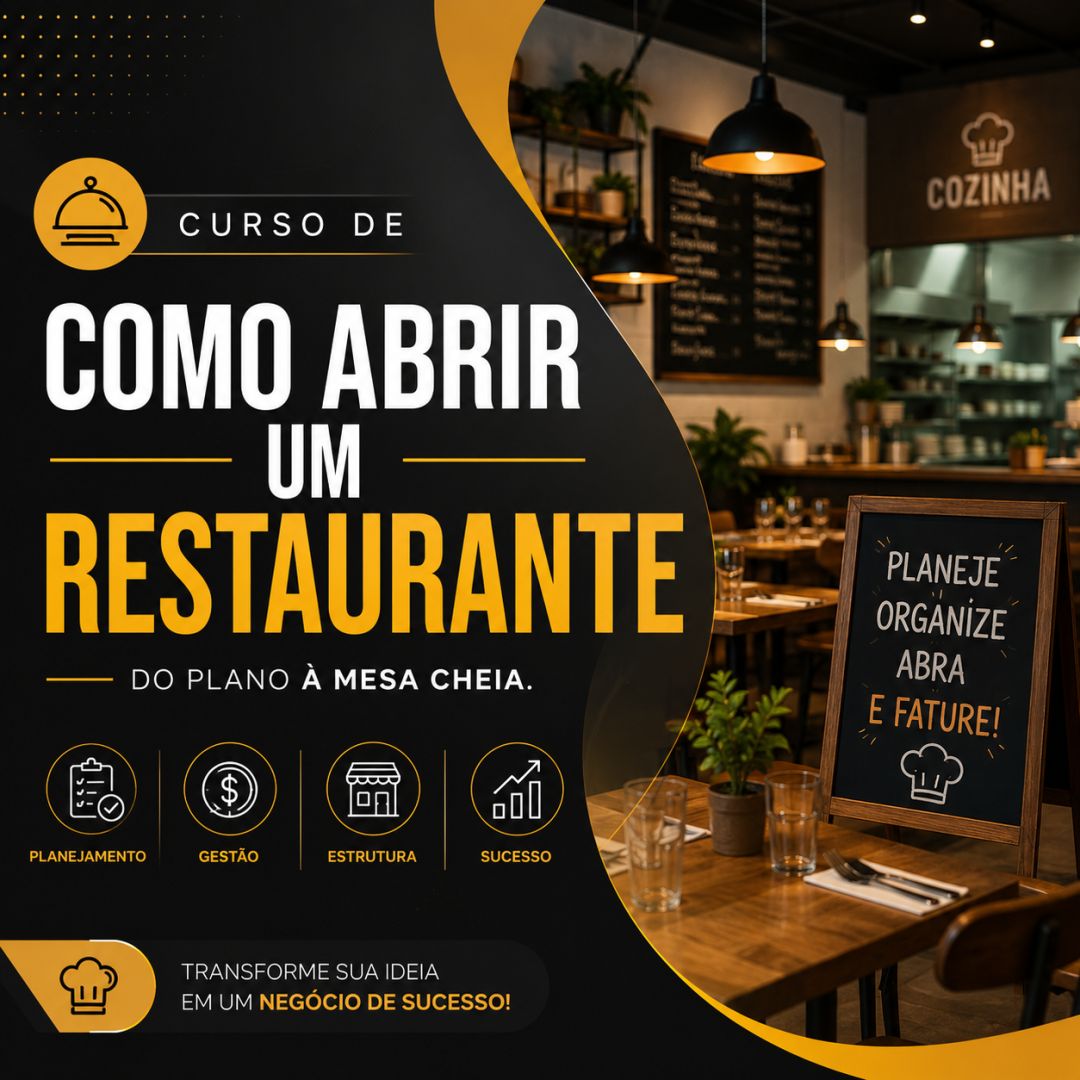 Curso de Como Abrir um Restaurante