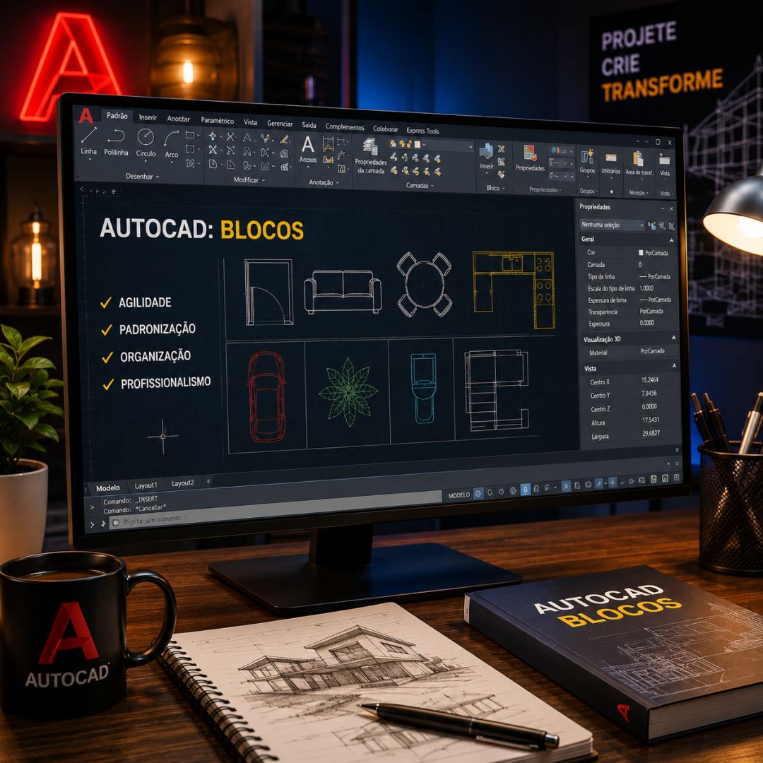 Curso de AutoCAD: Blocos